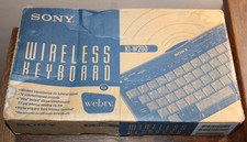 1997 Vintage Sony KI-W200 WebTv Wireless Keyboard - Brand New in Box picture