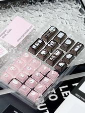MocooLab Bunny Plaid  Keycaps(PC Extra Keys,Cherry Profile,26keys) picture