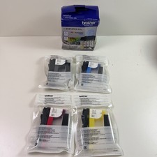 Brother LC3037 XXL 4Pk Black & Color Cartridge Combo Exp 9/28 Sealed picture