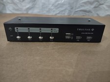 TRULink 35567 Black 4-Port USB-VGA KVM Switch with No AC Adapter.  picture