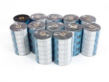 Zebra I11 CSO 110mm x 350m Black Thermal Transfer Ribbon 12-Roll Case picture