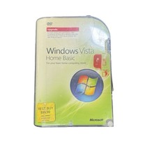 Microsoft Windows Vista Home Basic Service Pack 1 upgrade 32 bit with Key picture