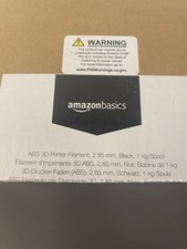 Amazon Basics ABS 2.85 Filament | 1kg Black | 3D Printer | High-Quality picture