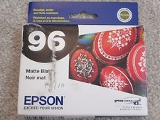 ☀️ NEW GENUINE EPSON 96 T096820 C13T096820 Black Ink Cartridge - Expired 9/2012 picture