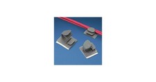 PANDUIT Cord Clips with Adhesive Tape (100 pieces) - Telephone Gray picture