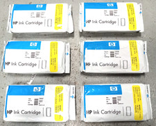6X HP 70, C9454A, C9451A, C9453A, C9450A, 2X C9458A, Ink Cartridges OEM SEALED picture