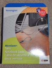 Kensington MicroSaver twin notebook lock new Micro Saver 64025F laptop cable picture