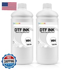 SPLENDIDCOLOR DTF White Ink 1000ML 2 Pack for L1800 L805 R1390 4720 I3200 XP600 picture