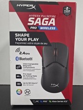 HyperX Pulsefire Saga Pro Wireless Mouse Black Model: HXMS241 NEW/SEALED picture