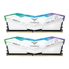 NEW T-Force Delta RGB 64GB (2x32GB) DDR5 6000mhz CL38 White  [Lifetime Warranty] picture