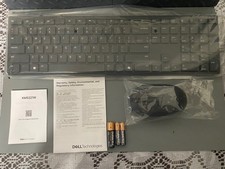 Dell Wireless Keyboard & Mouse Combo Black KB3121Wt/MS3121Wt/SD-8160 ng picture