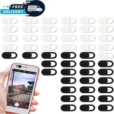 50 Pcs Black Ultra-Thin Webcam Cover Slide Laptop Camera Privacy Protectors picture
