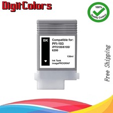 PFI-103 BK Black Ink Tank for Canon IPF 5100 6100 6200 PFI-103BK picture