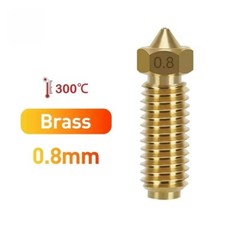 For Anycubic Kobra 3 Nozzle Brass Hardened Steel 3D Printer Volcano Nozzles picture