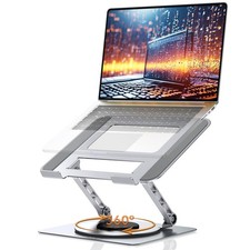 TECKNET Laptop Stand for Desk, 360 Rotating Base, Ergonomic Foldable Computer... picture