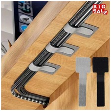 10/20Pcs Self Adhesive Reusable Cable Ties Wire Organizer Storage Stand Mouse picture