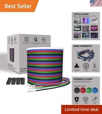 Durable 66ft 22 AWG RGB LED Strip Extension Cable - Tinned Copper Flexibility picture