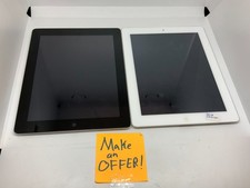 DEFECTIVE - Lot of 2x Apple iPad 2 A1395 32GB White & Apple iPad 4 A1458 32GB picture