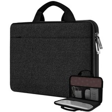 Laptop Case 13.3-14 inch Sleeve, TSA Computer Handbag Water-Resistant and Sho... picture