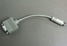 Male DB9 AMP PS2 Mini Din 6 Connector Adapter Converter Cord PC Mouse Keyboard picture