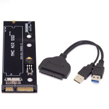 12+6pin SSD HDD Hard Disk Drive to USB 3.0 Adapter for 2010 2011 Mac Air A1370 picture
