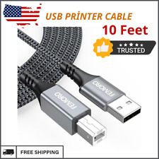 Printer Cable 10 Feet, USB a to B Printer Cable USB 2.0 Type B Cables Long Cord picture