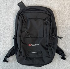 Timbuk2 Parkside Eco Black Solid Padded Backpack Laptop Bag NEW Company Logo picture