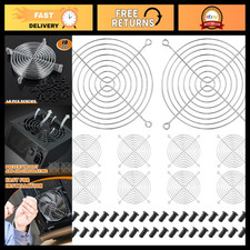 10 Pack 140mm Fan Grill Guard Cover with Screws for PC Cooling System picture