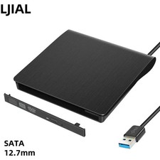 Slim External CD/DVD RW Drive USB 3.0 External DVD Drive Enclosure for Laptop PC picture