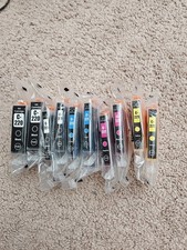 Ink Cartridges C-220 & C-221 Black, Cyan, Magenta, Yellow Lot of 10 NEW picture