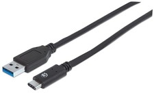 Manhattan USB-C to USB-A Cable, 1m, Male to Male, 10 Gbps (USB 3.2 Gen2 aka USB picture