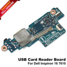 Dell OEM Inspiron 16 7610 USB Audio Port SD Card Reader IO Circuit Board 481H8 picture