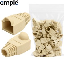 50 Pack Cat5e Cat6 Boots Ethernet Cable End Cap Grip Network RJ45 Connector Boot picture