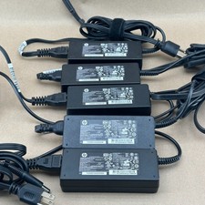 Lot of 5 HP 90W AC Power Adapters 677777-002 693712-001 19.5V 7.4mm w/ Cords picture