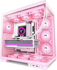 H1 HYXN ATX PC Case - Pre-Installed with 7 PWM ARGB Fans - Dual Cavity Mid-Tower picture