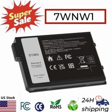 ✅LOT 10x 7WNW1 Battery For Dell Latitude 7424 5424 5420 Rugged Extreme 51Wh picture