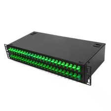 Fiber Optic Terminal Box 48 core SC APC Adapter Pigtail 48 Ports Patch Panel picture