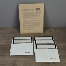 Microsoft QuickC Compiler Version 1.0 1987 5.25 Floppy 5 Disk Set DOS picture