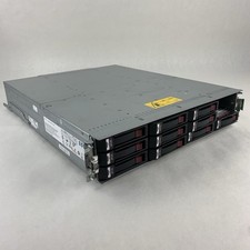 HP MSA2324I AJ800A StorageWorks 10x Caddies 2x Controller 1x PSU No HDDs picture