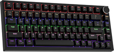 Newmen GM326 75% Percent Mechanical Keyboard,Wired Mini Backlit Hot Swappable Ga picture
