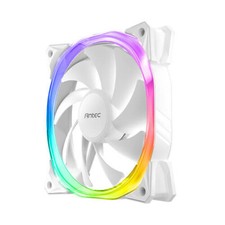 Antec Fusion 120mm ARGB White Case Fan Lighting Frame 4-Pin PWM Anti-Vibration picture