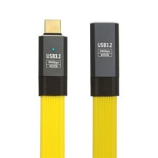 CY USB4 Extension Cable 20Gbps Male to Female Flat Slim FPC Cable 100W 8K 5K picture