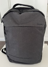 Incase City Laptop Backpack Grey Black Tech Optimized Fits Up To 16” Laptop Bag picture