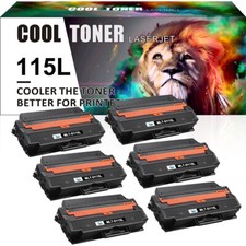 6PK Black MLT-D115L 115L Toner for Samsung Xpress SL-M2880FW SL-M2880XAC picture