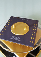 Vintage Gold-Plated CPU DEC 284J. Double-sided gold cap. 61 x 61 x 17 mm picture