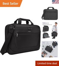 Elegant CityLite Black Laptop Briefcase for 15.6-inch Devices - Travel Essential picture