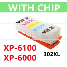 Empty refillable Ink Cartridge T302 302 XL for  XP-6000 XP-6100 Printer picture