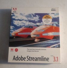 Adobe Streamline 3.1 for Macintosh Computers (1990s) with 2 Discs. Open Box. picture