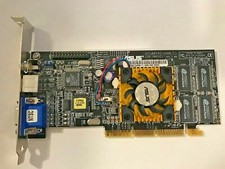 RARE VINTAGE ASUS V7100PRO/64M(T)  AGP 64 MEG NVIDIA GEFORCE2 MX400 VGA MXB57 picture