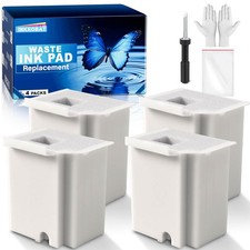 4 Pack Waste Ink Pad Maintenance Box With Reset Software For EcoTank picture
